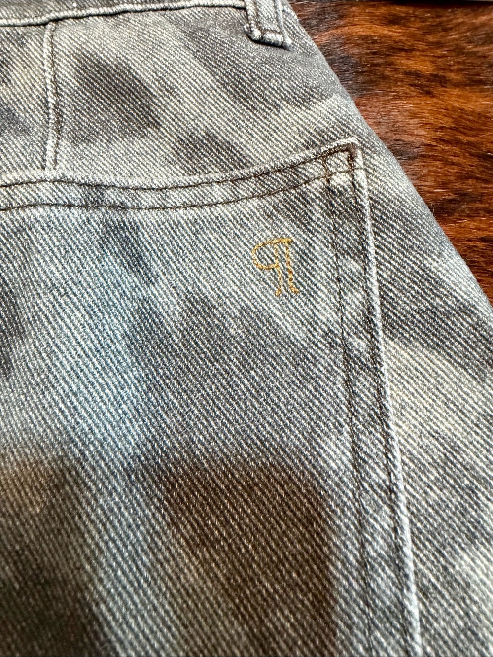 New Anthropologie The Leon Double Hem High-Rise Wide-Leg Cuffed Jeans by Pilcro: - Picture 9 of 10